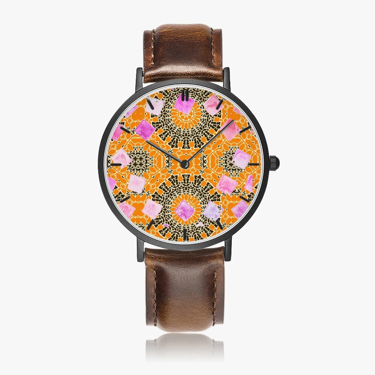 163. BACKGROUND SAMPLE Squares on Graphic (Black With Indicators)