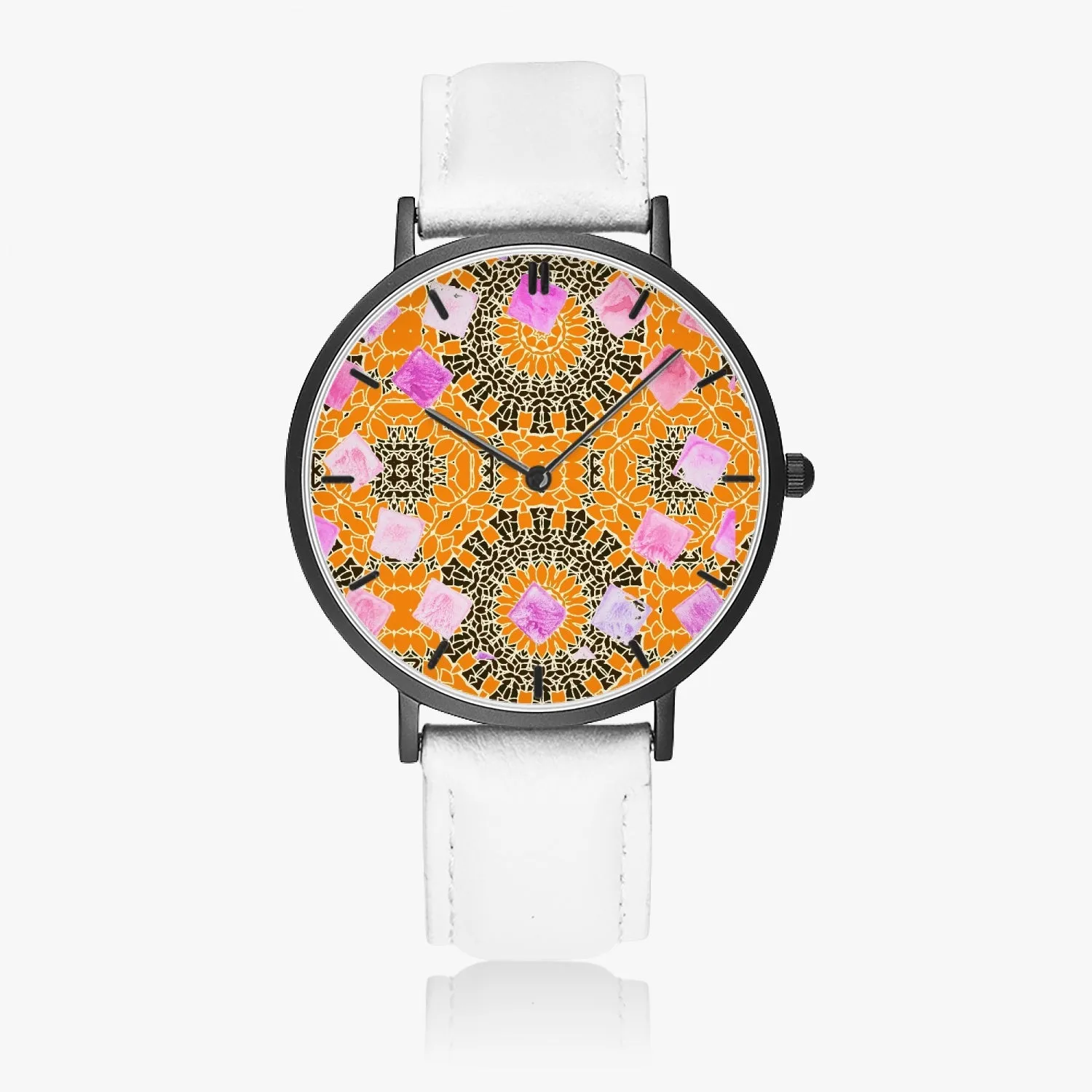 163. BACKGROUND SAMPLE Squares on Graphic (Black With Indicators)