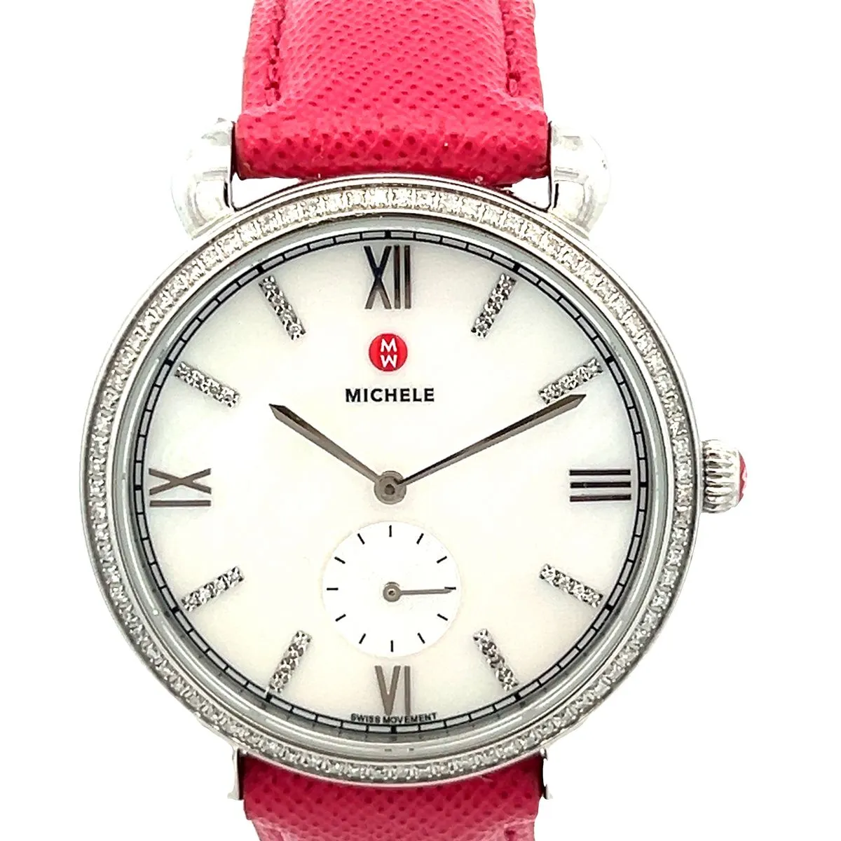 $1775 SS MICHELE GRACILE DIAMOND WATCH