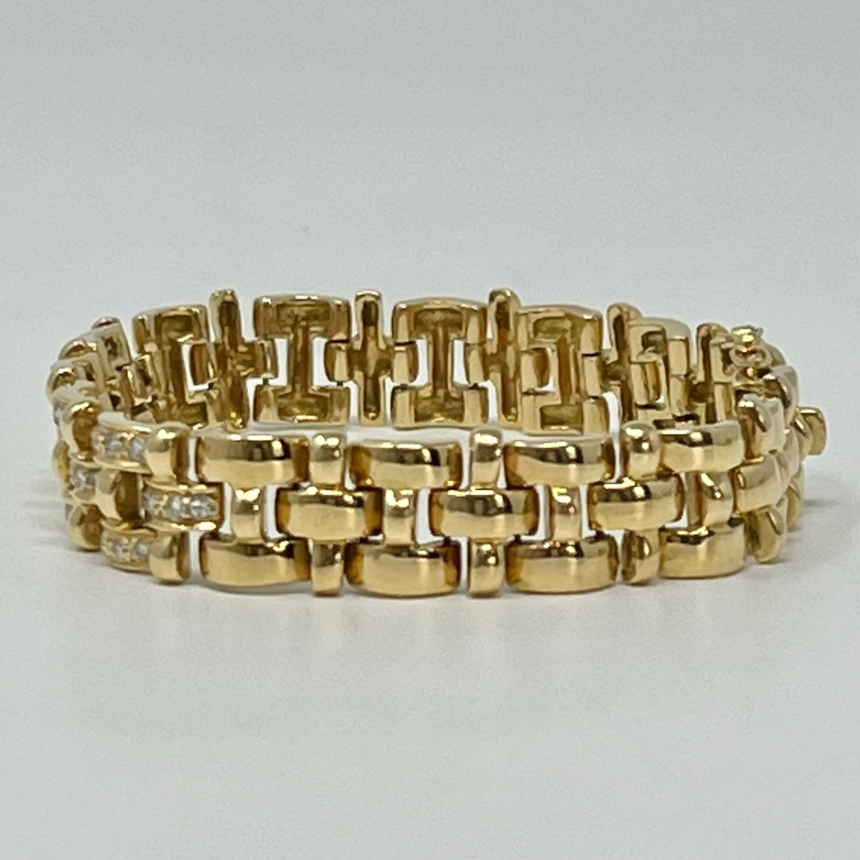 18K Gold Bracelet with Diamonds