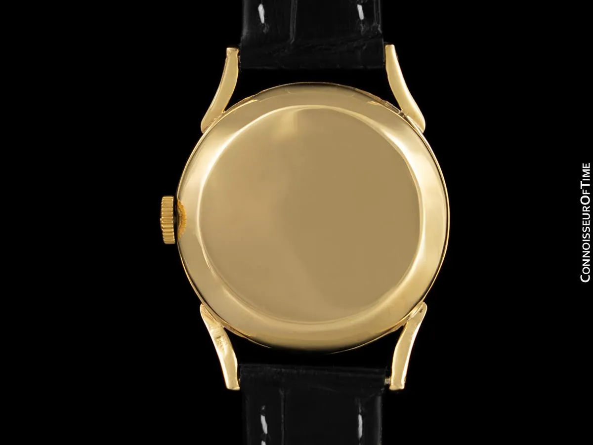 1950's Rolex Precision Vintage Mens Midsize Dress Watch - 9K Gold