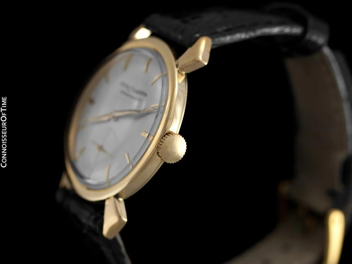 1950's Ulysse Nardin Mens Vintage Chronometer Dress Watch - 14K Gold