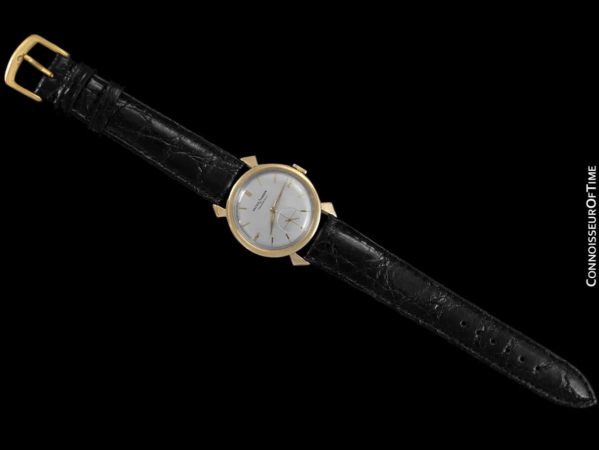 1950's Ulysse Nardin Mens Vintage Chronometer Dress Watch - 14K Gold
