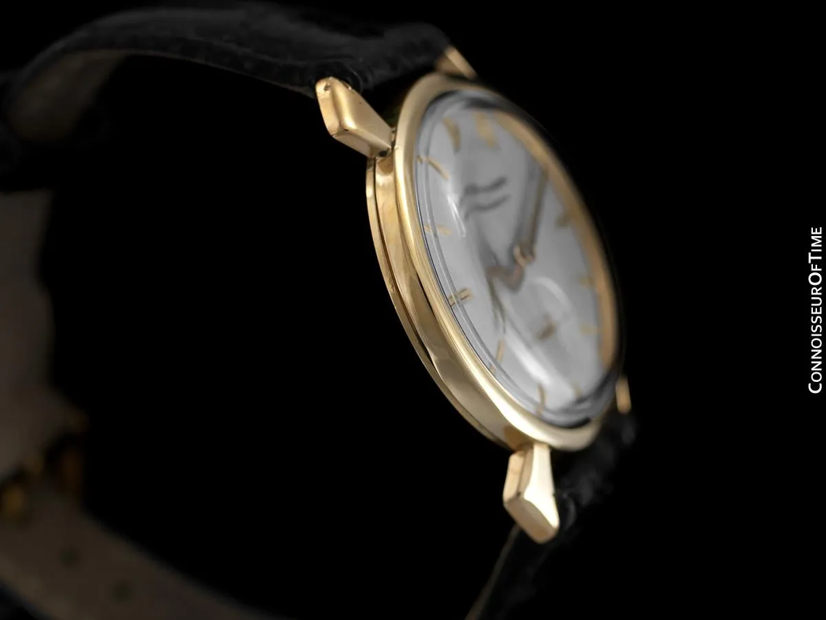 1950's Ulysse Nardin Mens Vintage Chronometer Dress Watch - 14K Gold
