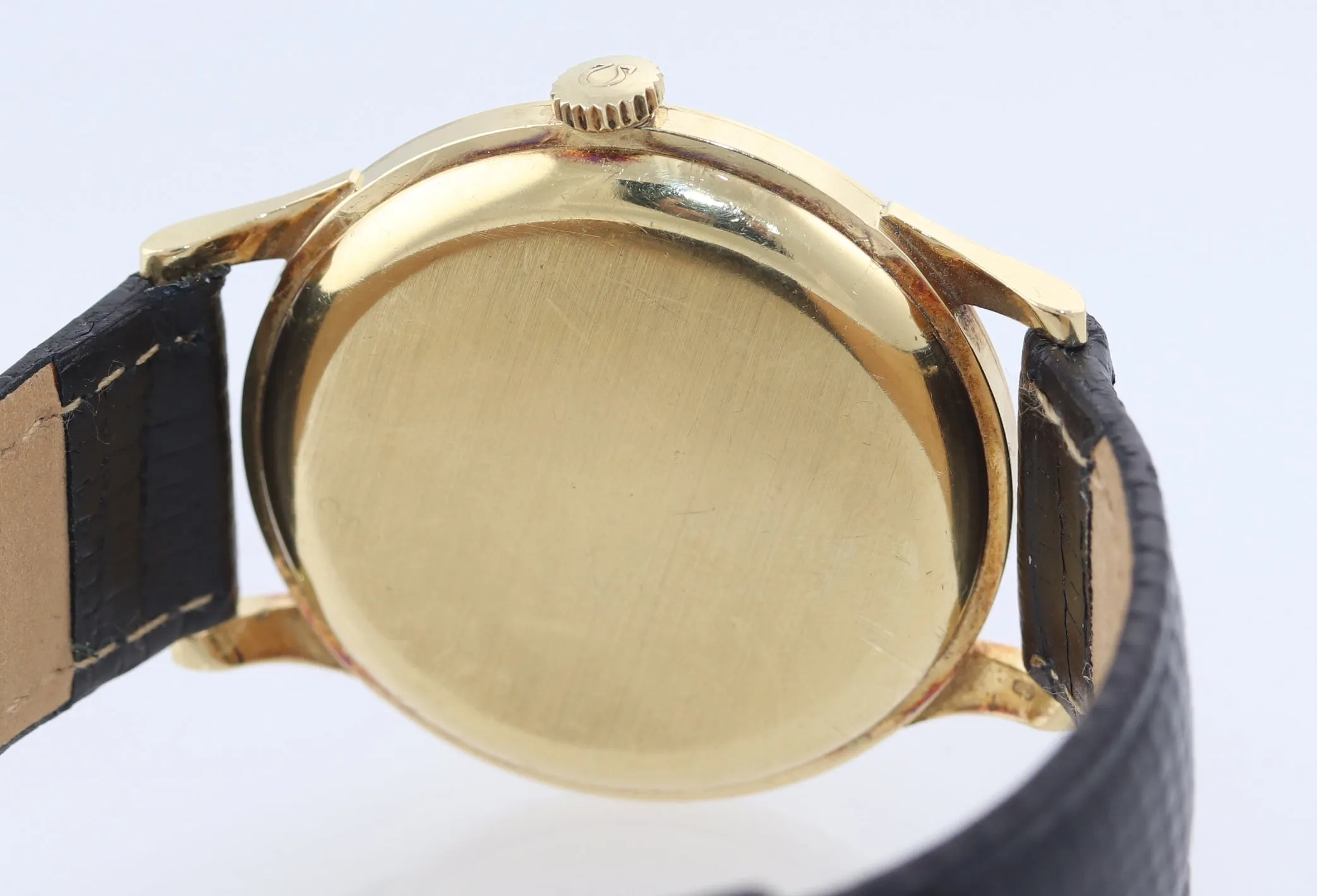 1950's Vintage Omega Solid 18k Yellow Gold Manual Wind Cal. 268 35mm Watch