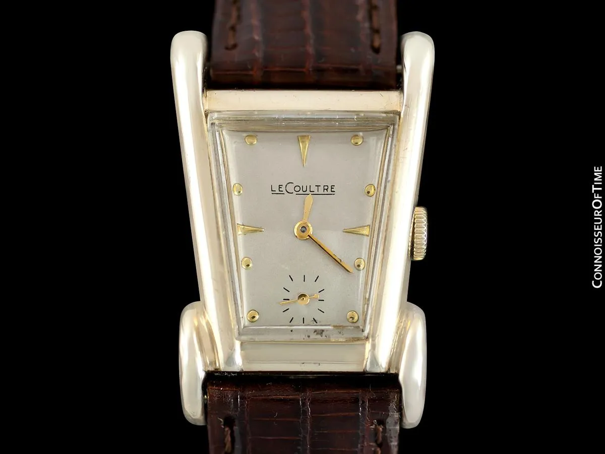 1951 LeCoultre Vintage Mens Watch, Rare Case, 10K Gold Filled, Grasshopper - The Aristocrat