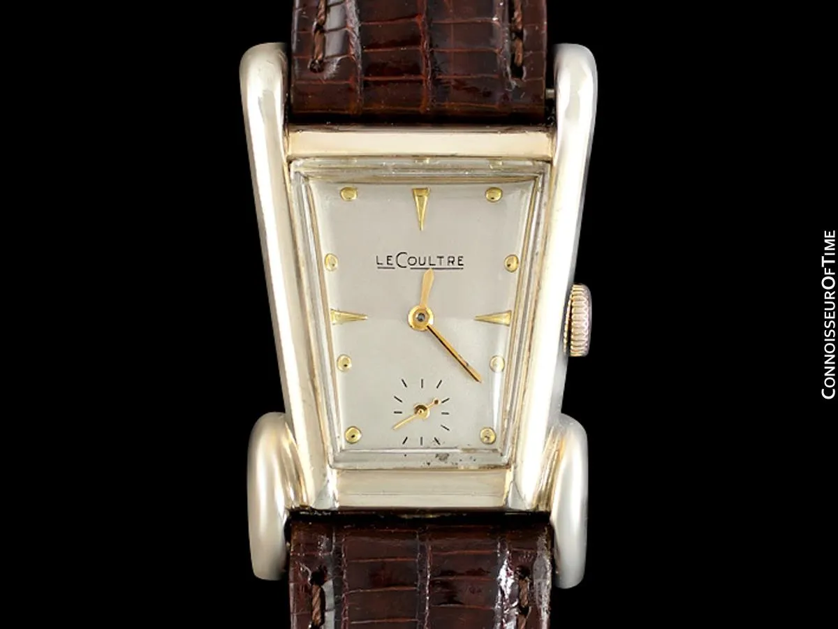 1951 LeCoultre Vintage Mens Watch, Rare Case, 10K Gold Filled, Grasshopper - The Aristocrat