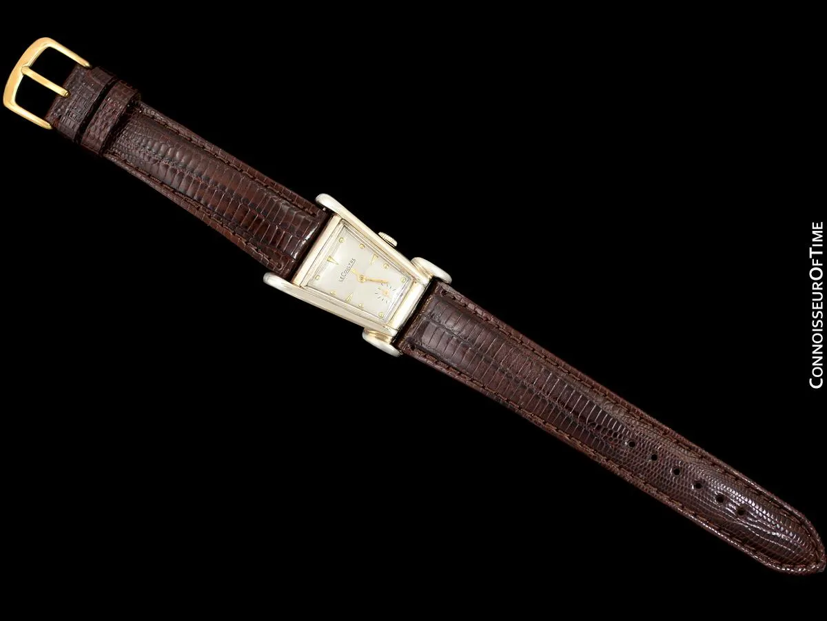 1951 LeCoultre Vintage Mens Watch, Rare Case, 10K Gold Filled, Grasshopper - The Aristocrat