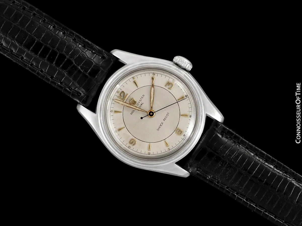 1952 Rolex Oyster Royal Mens Vintage "Shock Resisting" Watch, Stainless Steel