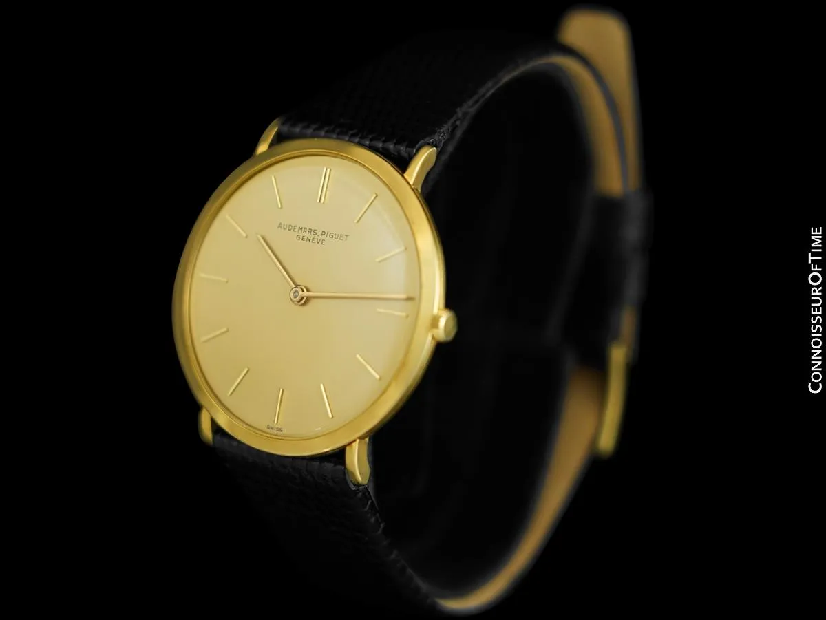 1953 Audemars Piguet Vintage Mens Thin Dress Watch - 18K Gold