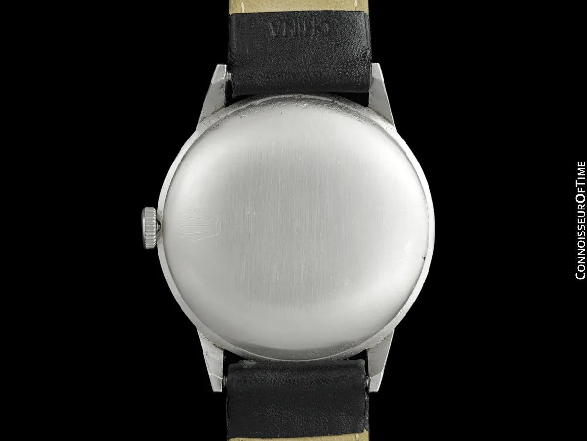 1953 Rolex Precision Full Size Vintage Mens Handwound Dress Watch - Stainless Steel