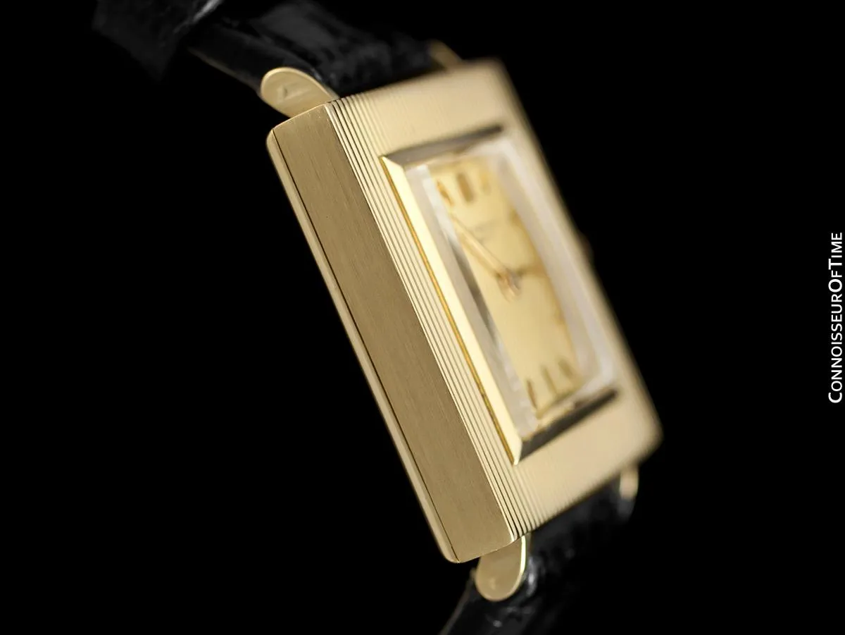 1960 Audemars Piguet Vintage Mens Unisex Modernist Cal. 2001 Dress Watch - 18K Gold
