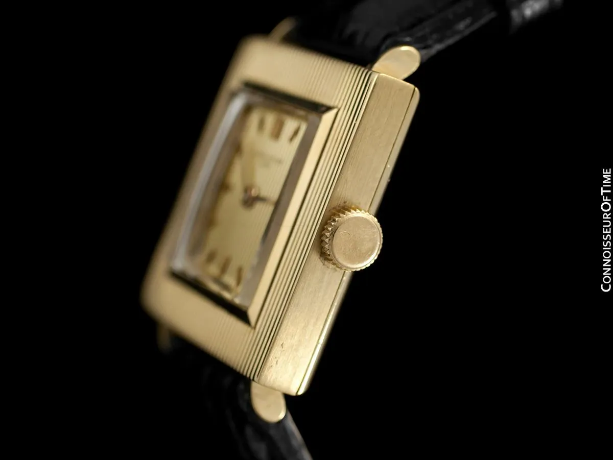 1960 Audemars Piguet Vintage Mens Unisex Modernist Cal. 2001 Dress Watch - 18K Gold