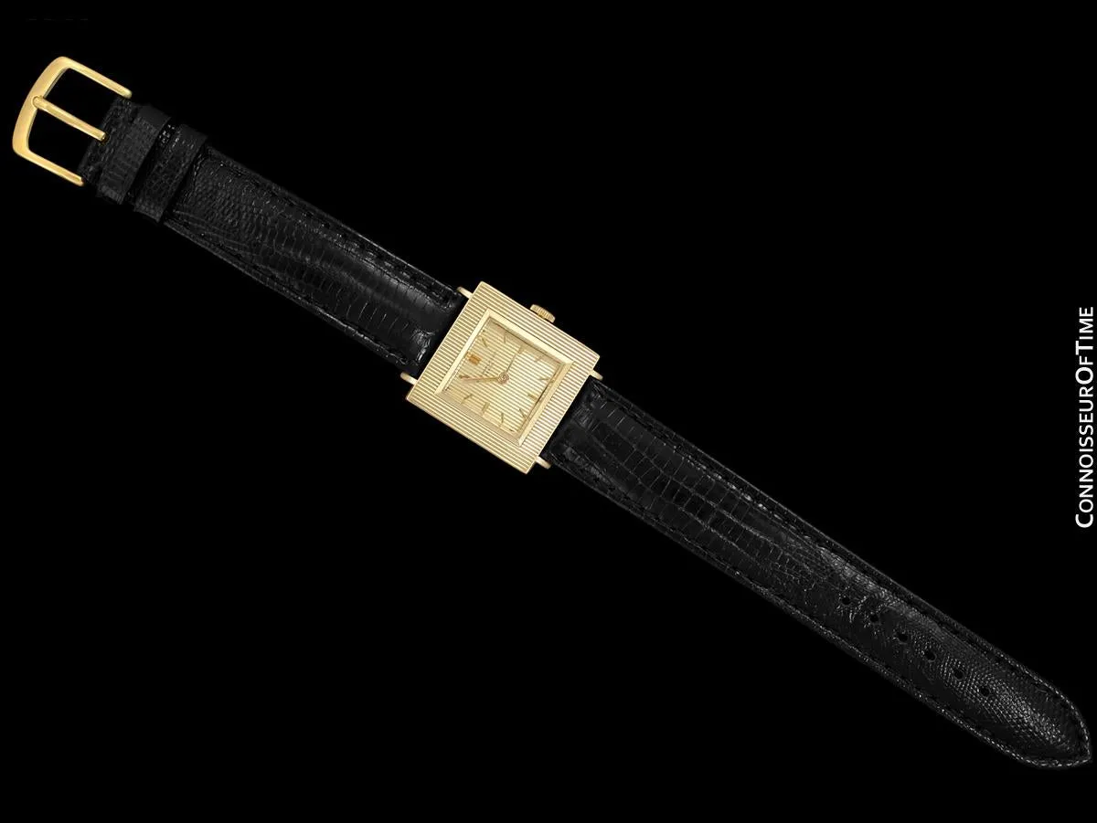 1960 Audemars Piguet Vintage Mens Unisex Modernist Cal. 2001 Dress Watch - 18K Gold