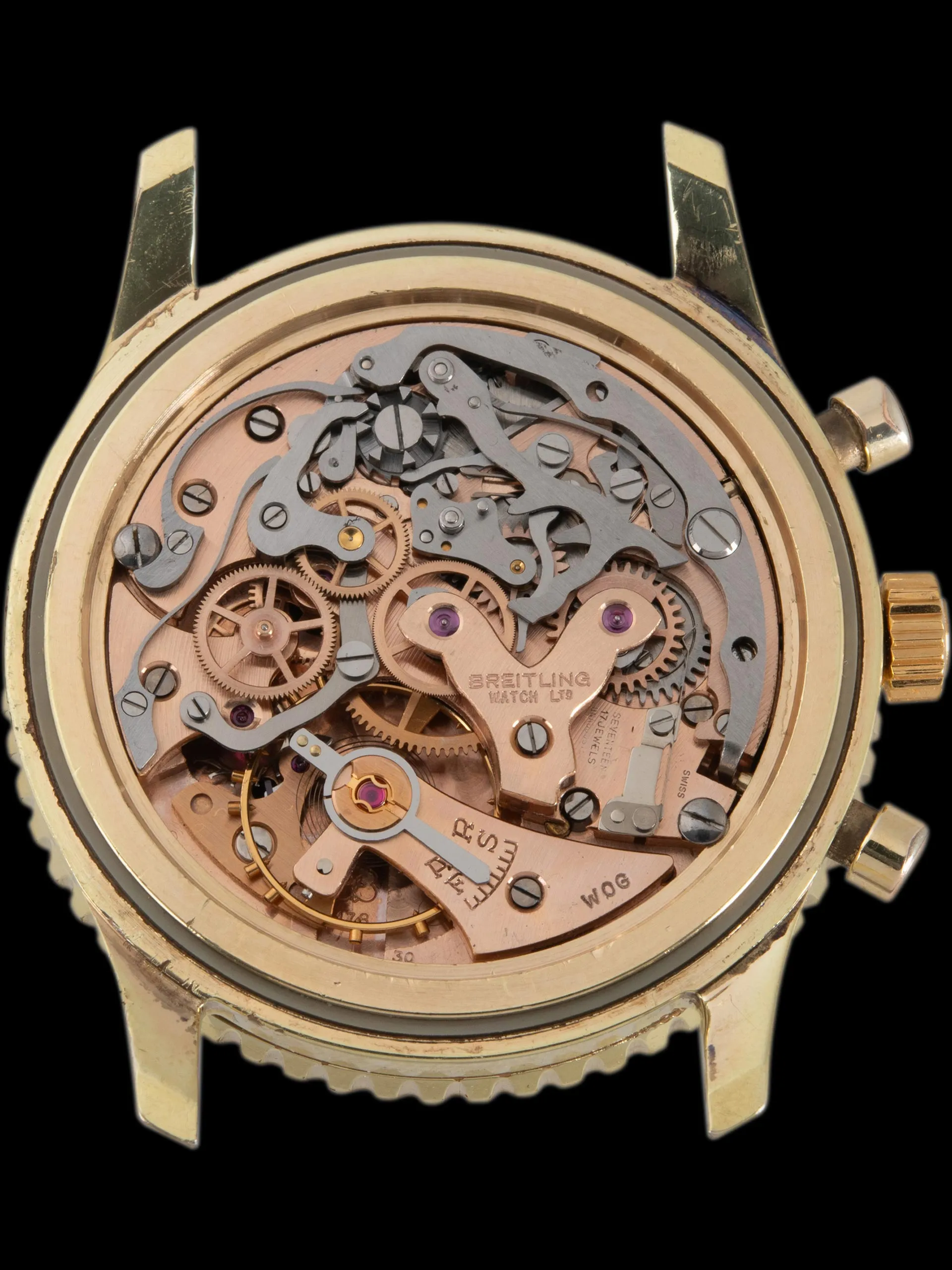 1965 Breitling Navitimer Gold Cap (Ref. 806) "Twin Jets" Gilt Dial