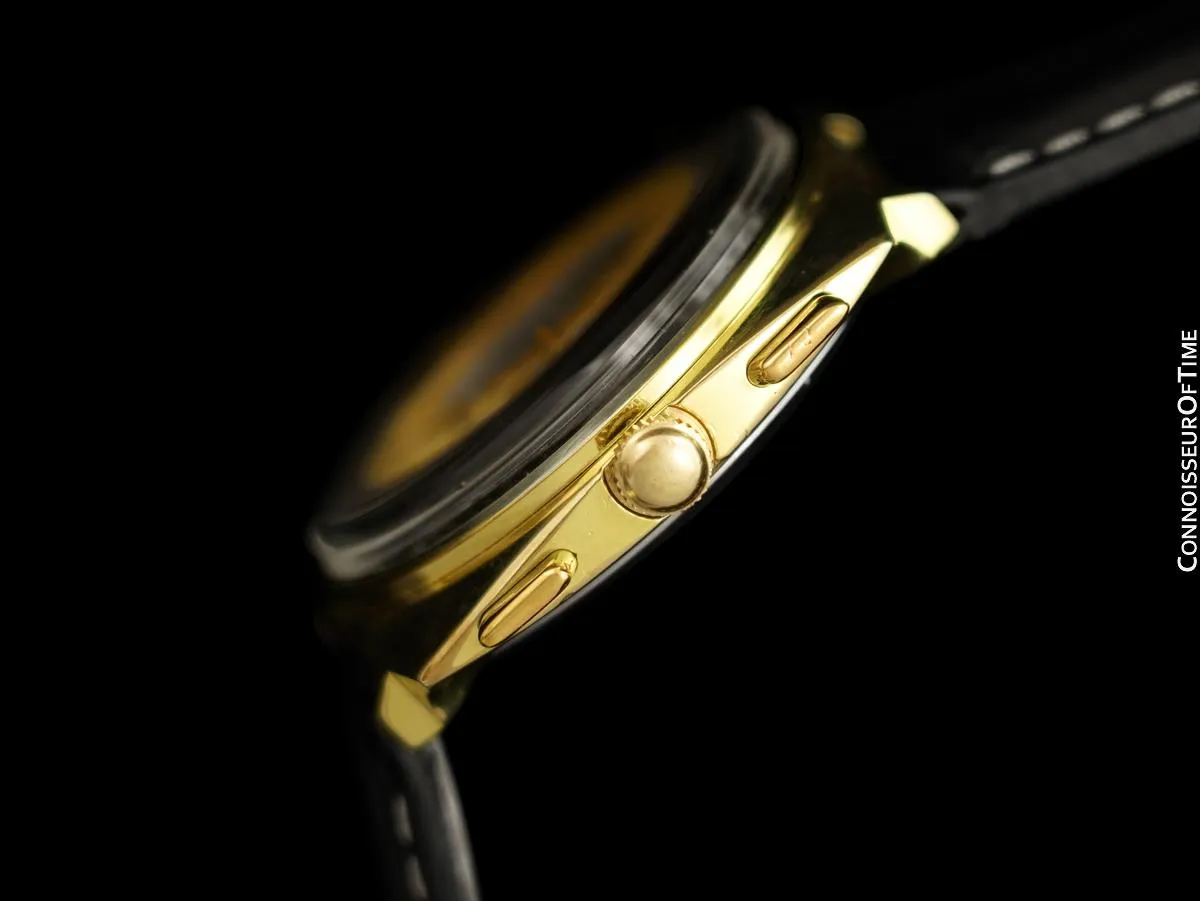 1967 Breitling Top Time Vintage Large Pilots "Reverse Panda Dial" Chronograph - 14K Gold Filled & Stainless Steel