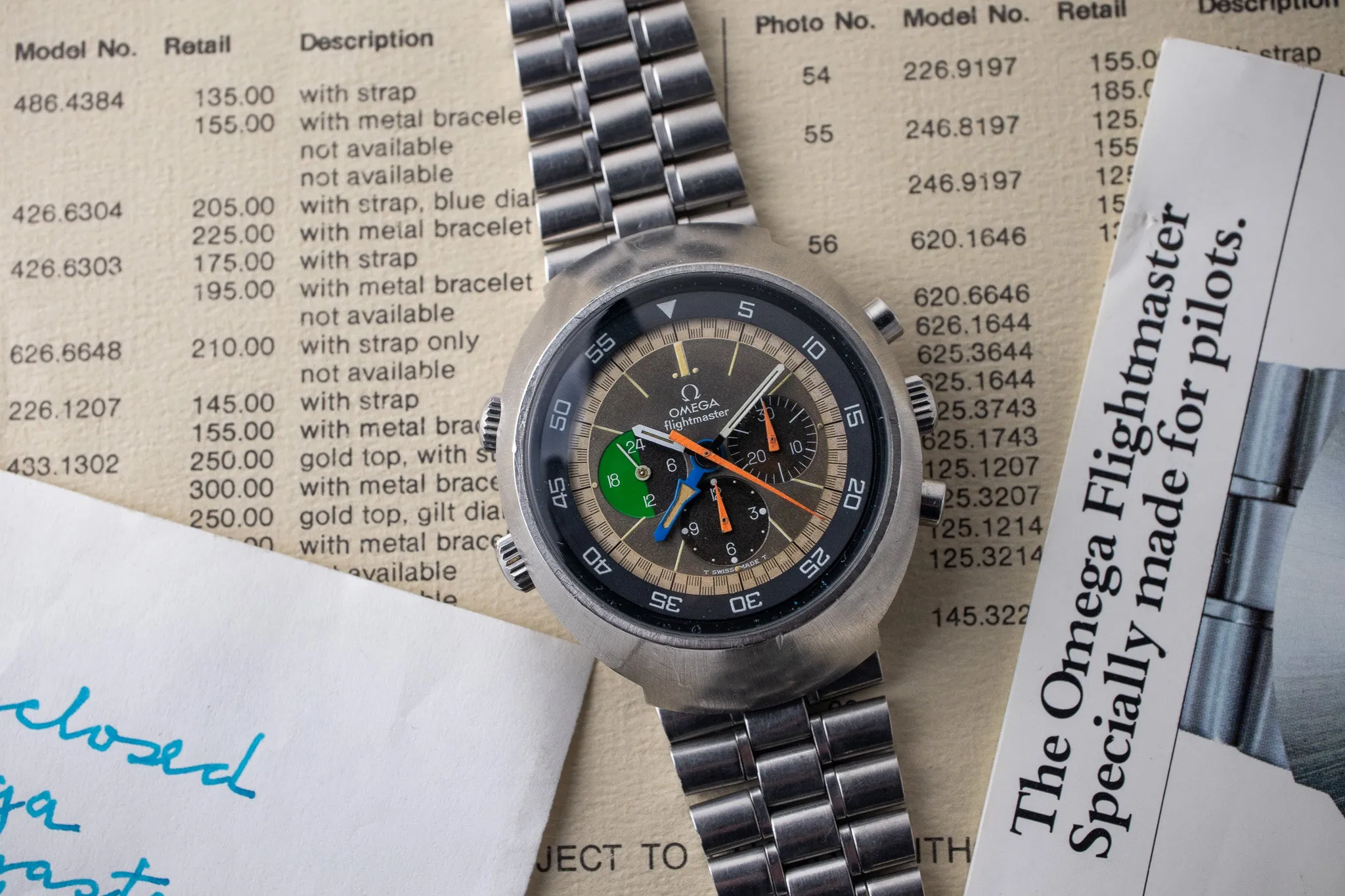 1971 Omega Flightmaster 145.013 One Owner