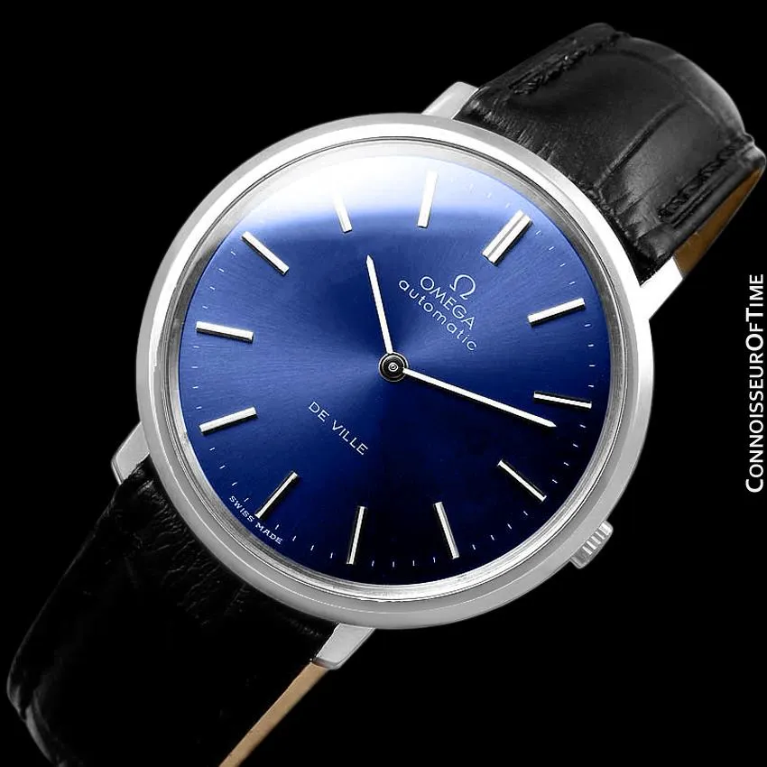 1974 Omega Vintage De Ville Mens Full Size Automatic Watch - Stainless Steel