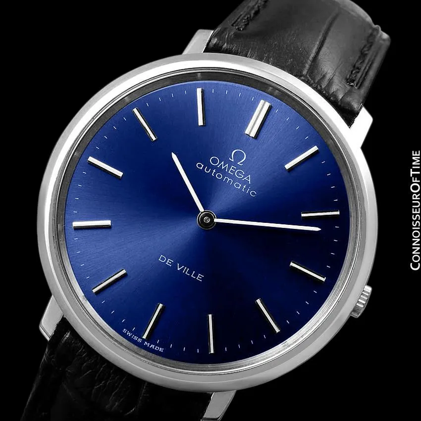 1974 Omega Vintage De Ville Mens Full Size Automatic Watch - Stainless Steel