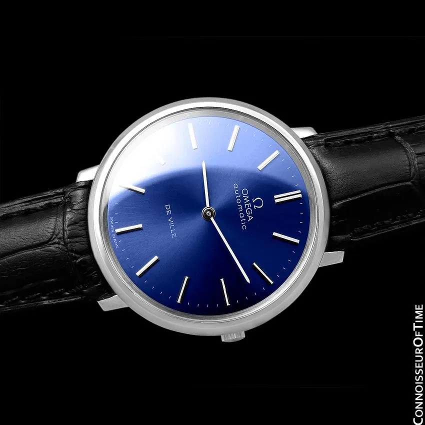 1974 Omega Vintage De Ville Mens Full Size Automatic Watch - Stainless Steel