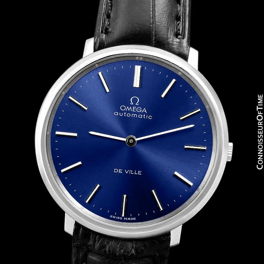 1974 Omega Vintage De Ville Mens Full Size Automatic Watch - Stainless Steel