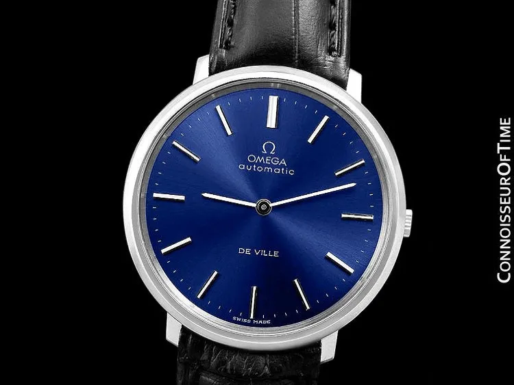 1974 Omega Vintage De Ville Mens Full Size Automatic Watch - Stainless Steel