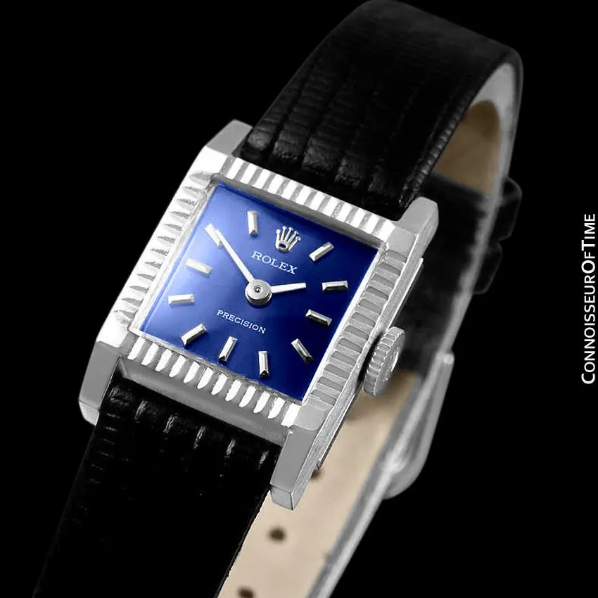 1974 Rolex Precision Pre-Cellini Vintage Ladies Watch, Ref. 9356 - 18K White Gold