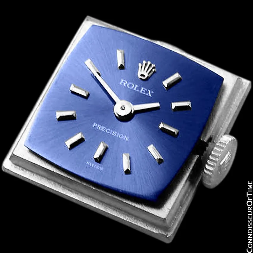 1974 Rolex Precision Pre-Cellini Vintage Ladies Watch, Ref. 9356 - 18K White Gold