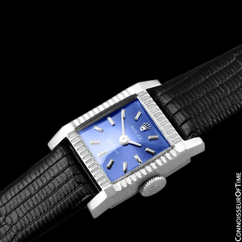 1974 Rolex Precision Pre-Cellini Vintage Ladies Watch, Ref. 9356 - 18K White Gold
