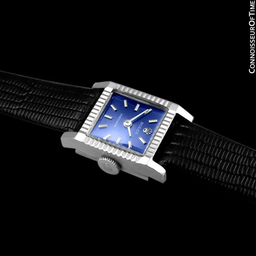 1974 Rolex Precision Pre-Cellini Vintage Ladies Watch, Ref. 9356 - 18K White Gold