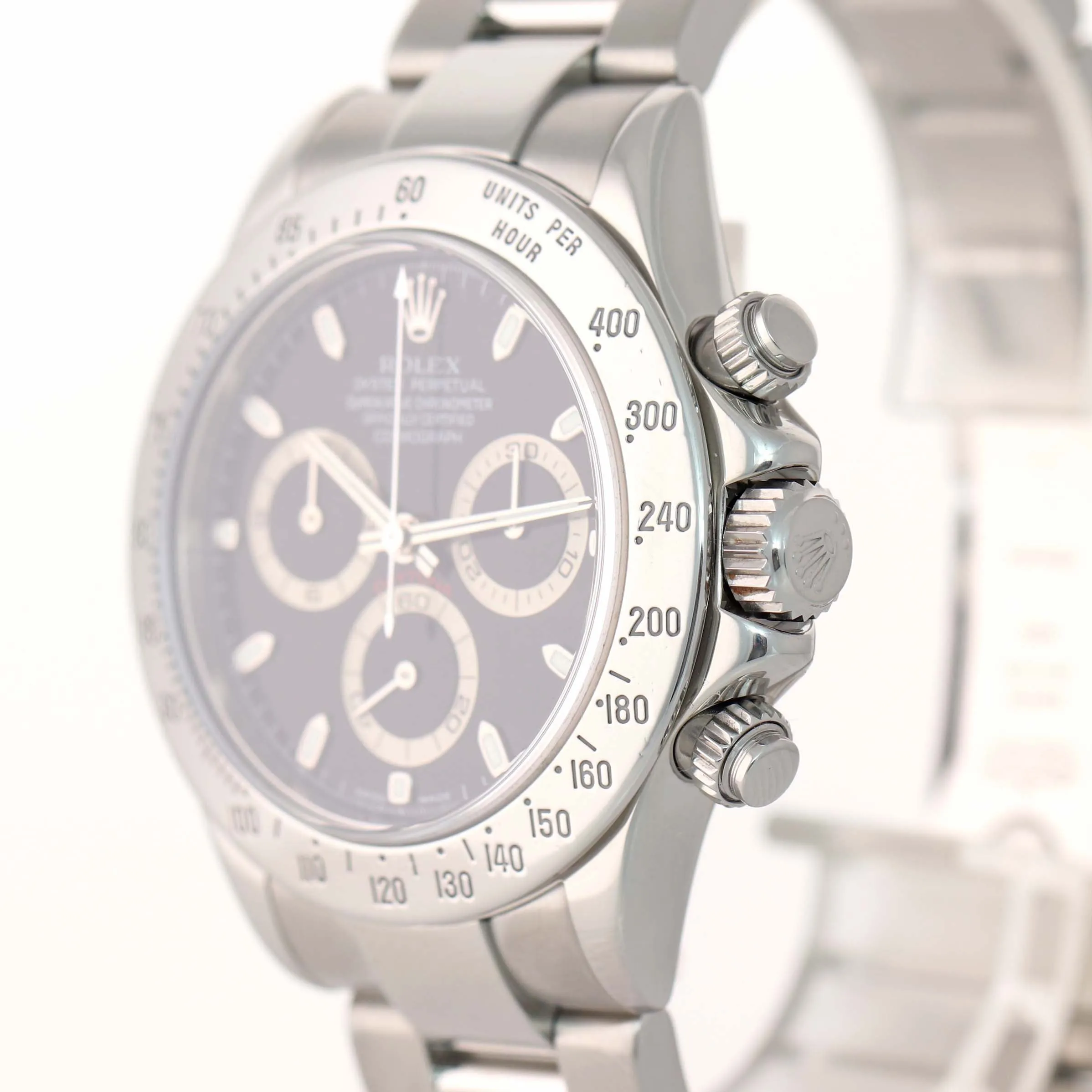 2005 MINT Rolex Daytona 116520 Black Dial Steel Chronograph 40mm Watch Box