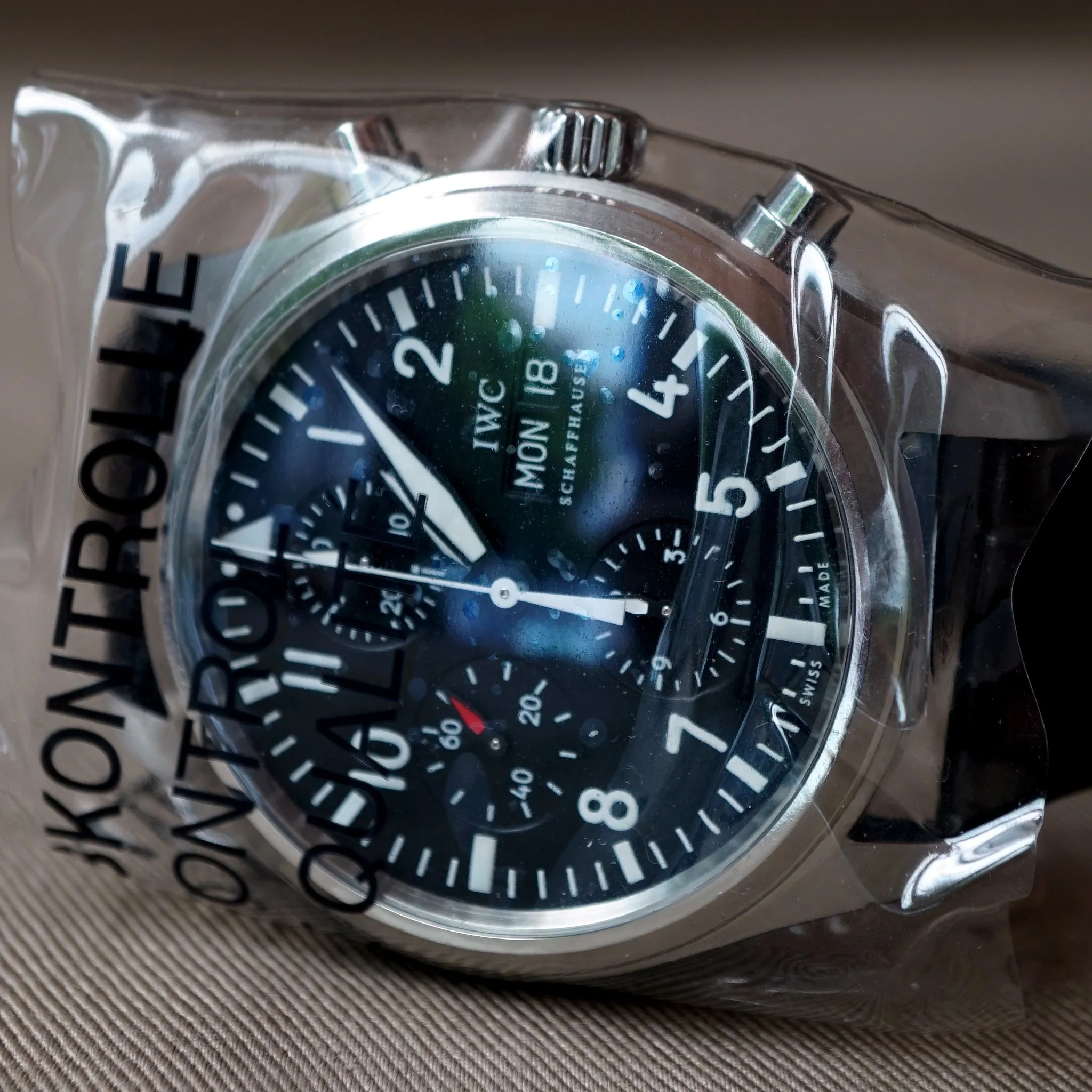 2010 IWC PILOT CHRONOGRAPH IW3717-01 WATCH