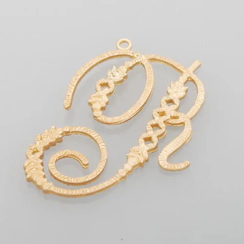 2013-2014 Fashion 26*37MM lovely modern charms,animal,Matte Gold,suit for necklace/bracelet/earring ect,sold 10pcs per pkg