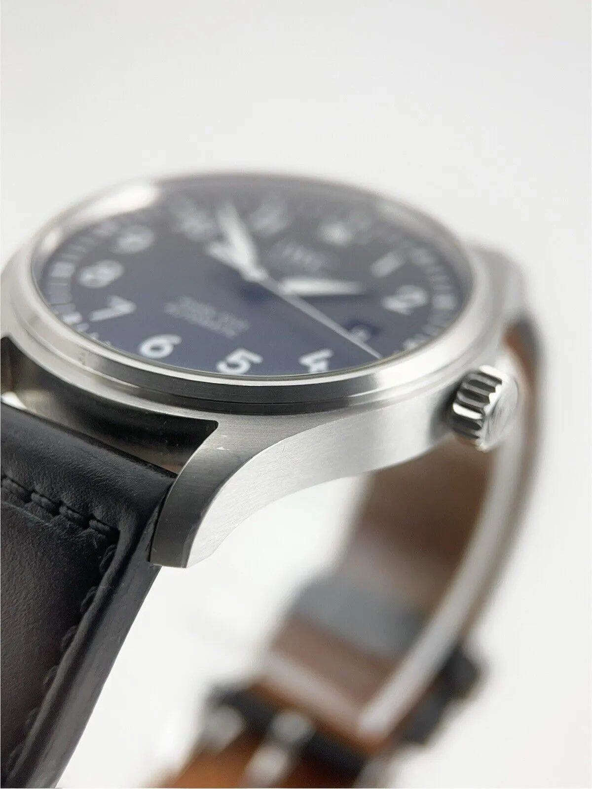 2019 IWC Pilot Mark Steel Black Dial 40mm Automatic Men’s Watch IW327009