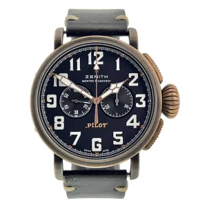 2019 Zenith Pilot Bronze Black Dial 45mm Automatic Men's Watch 29.2430.4069