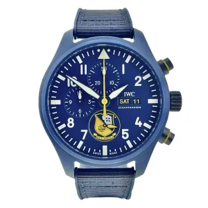 2022 IWC Blue Angels Edition Chronograph IW389109 Blue Dial Watch - Box/Papers