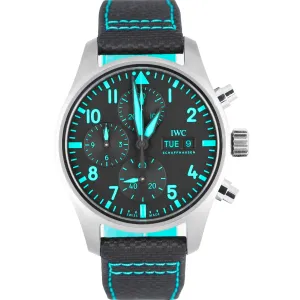 2022 IWC Pilot Chronograph AMG MERCEDES Petronas IW388108 41mm Titanium B P