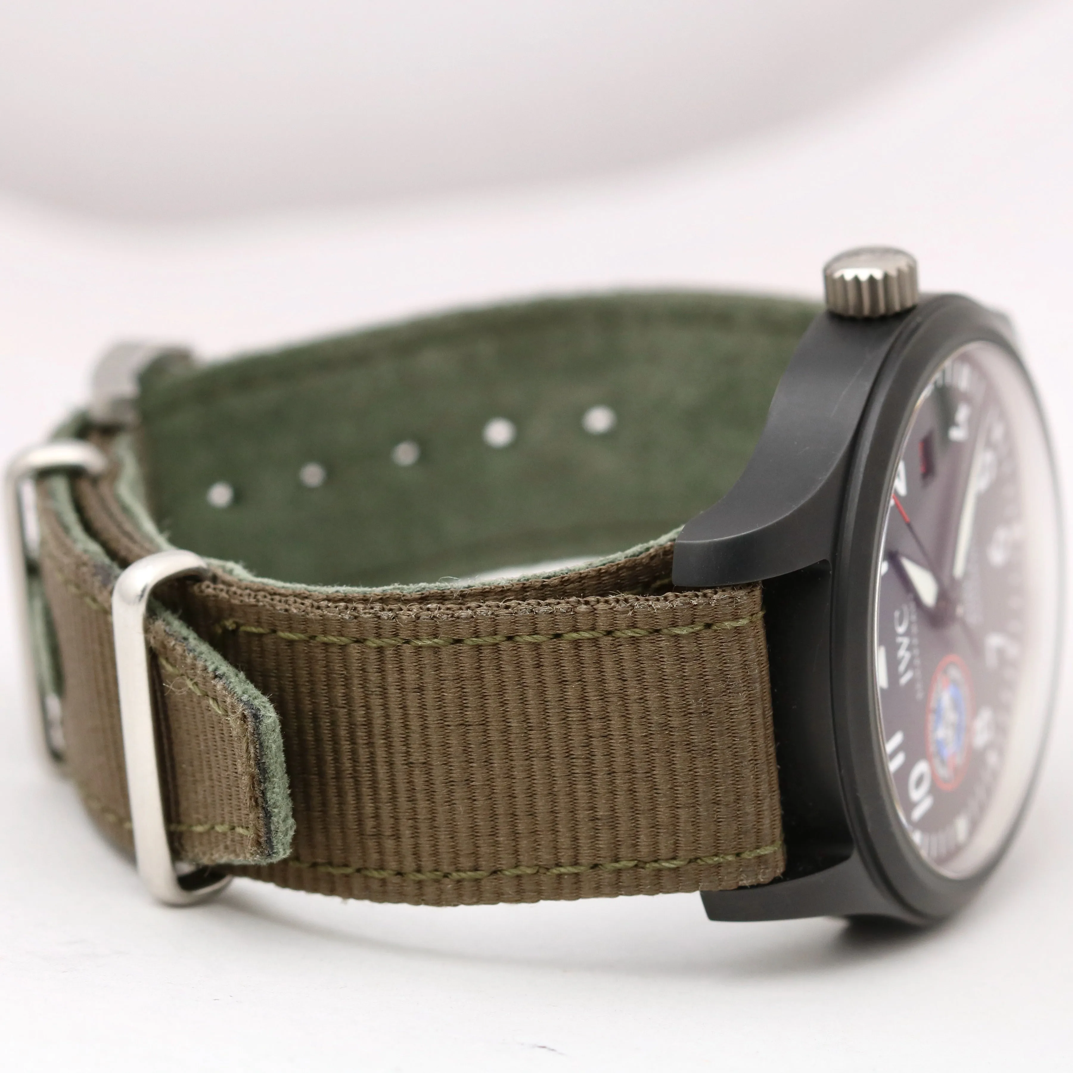 2022 IWC Pilot Mark XVIII TOP GUN SFTI Black Ceramic PAPERS 41mm IW324712 B P