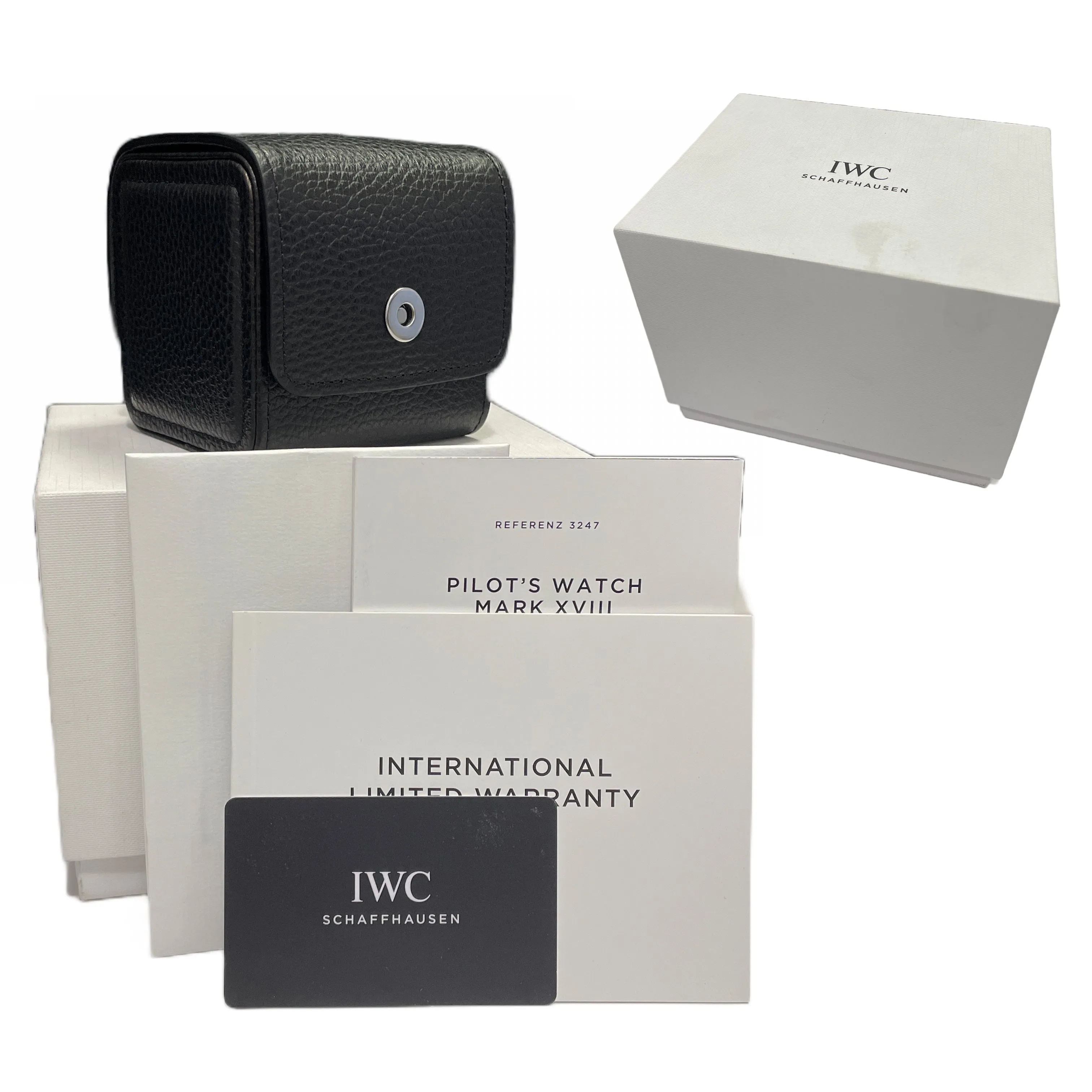 2022 IWC Pilot Mark XVIII TOP GUN SFTI Black Ceramic PAPERS 41mm IW324712 B P