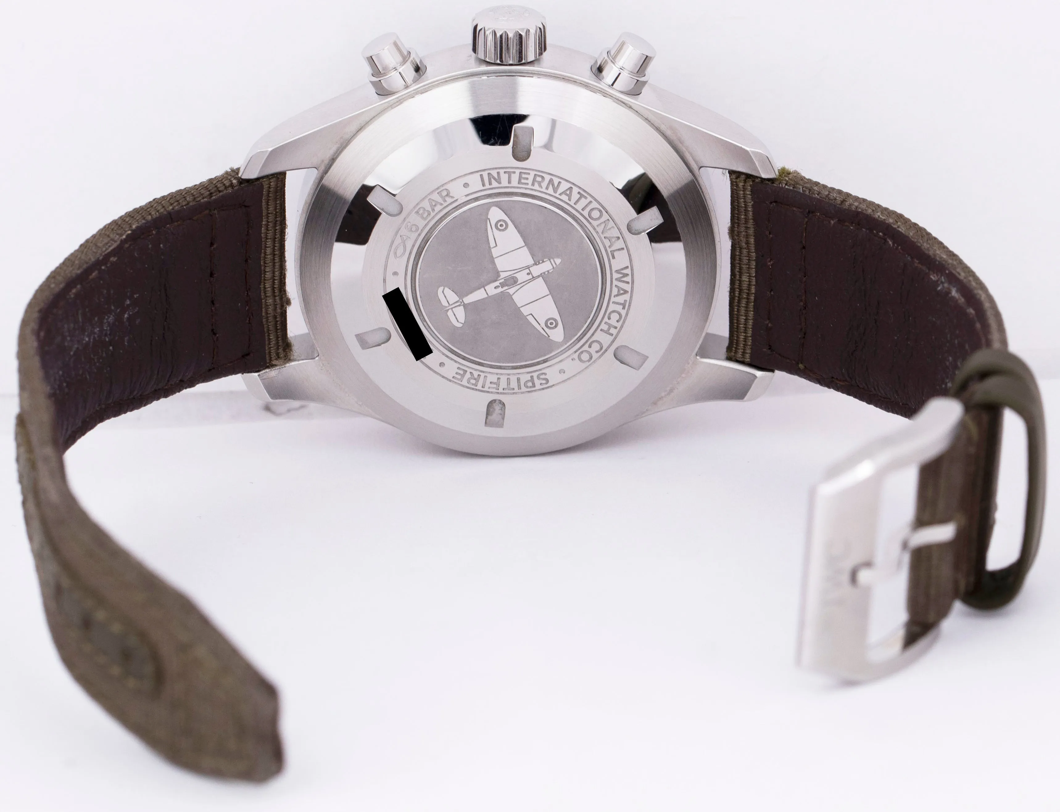 2022 IWC Pilots Watch Chronograph Spitfire Steel 41mm Black Watch IW387901 B P