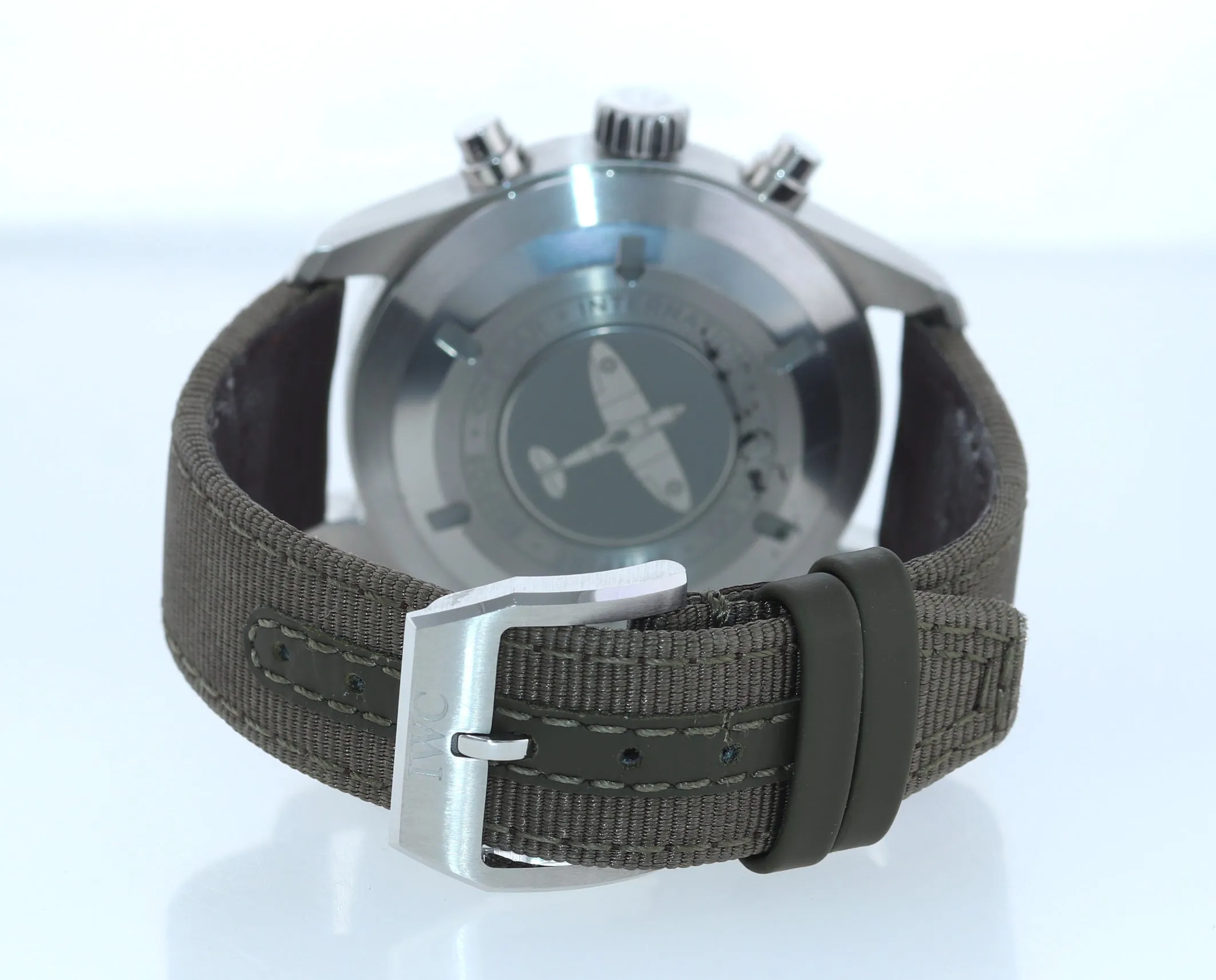 2022 PAPERS IWC Pilot Spitfire Chronograph Automatic 41mm Steel Watch IW387901
