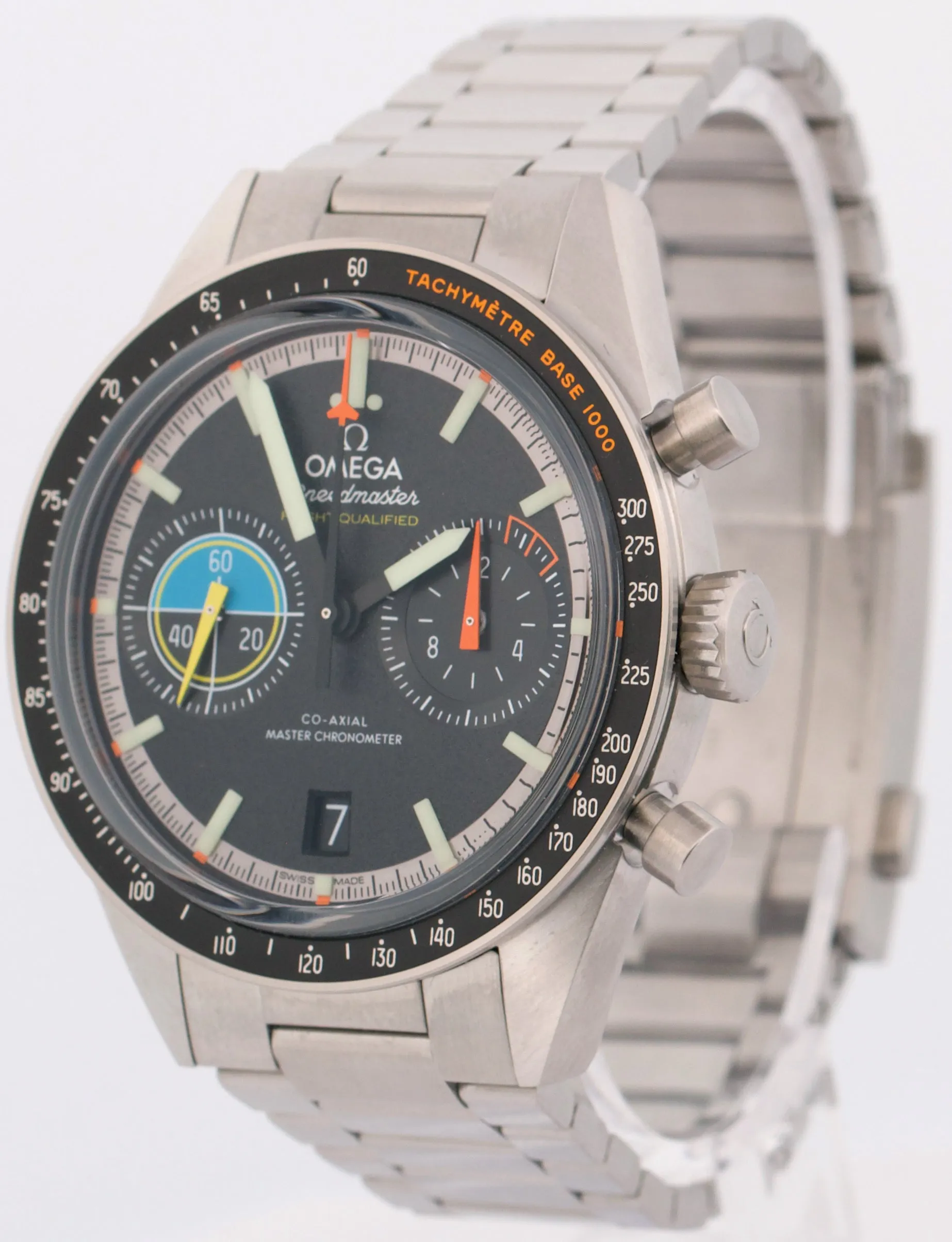 2024 PAPERS Omega Speedmaster PILOT Stainless 40.85mm 332.10.41.51.01.002 BOX