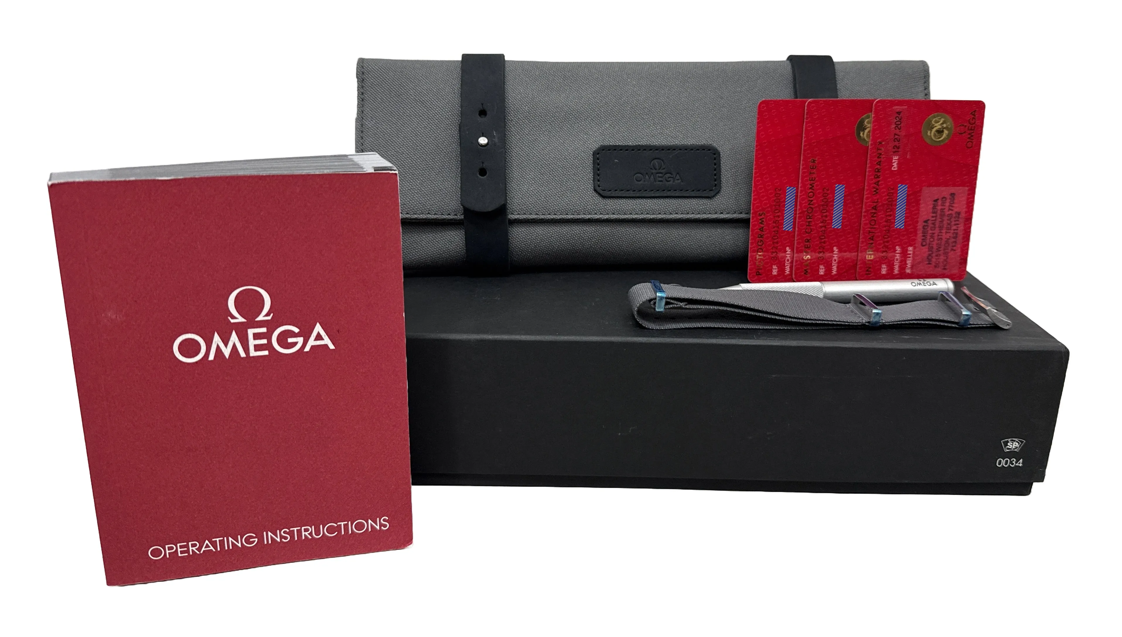 2024 PAPERS Omega Speedmaster PILOT Stainless 40.85mm 332.10.41.51.01.002 BOX