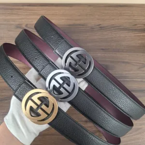 3 colors GG fashion cowhide belt