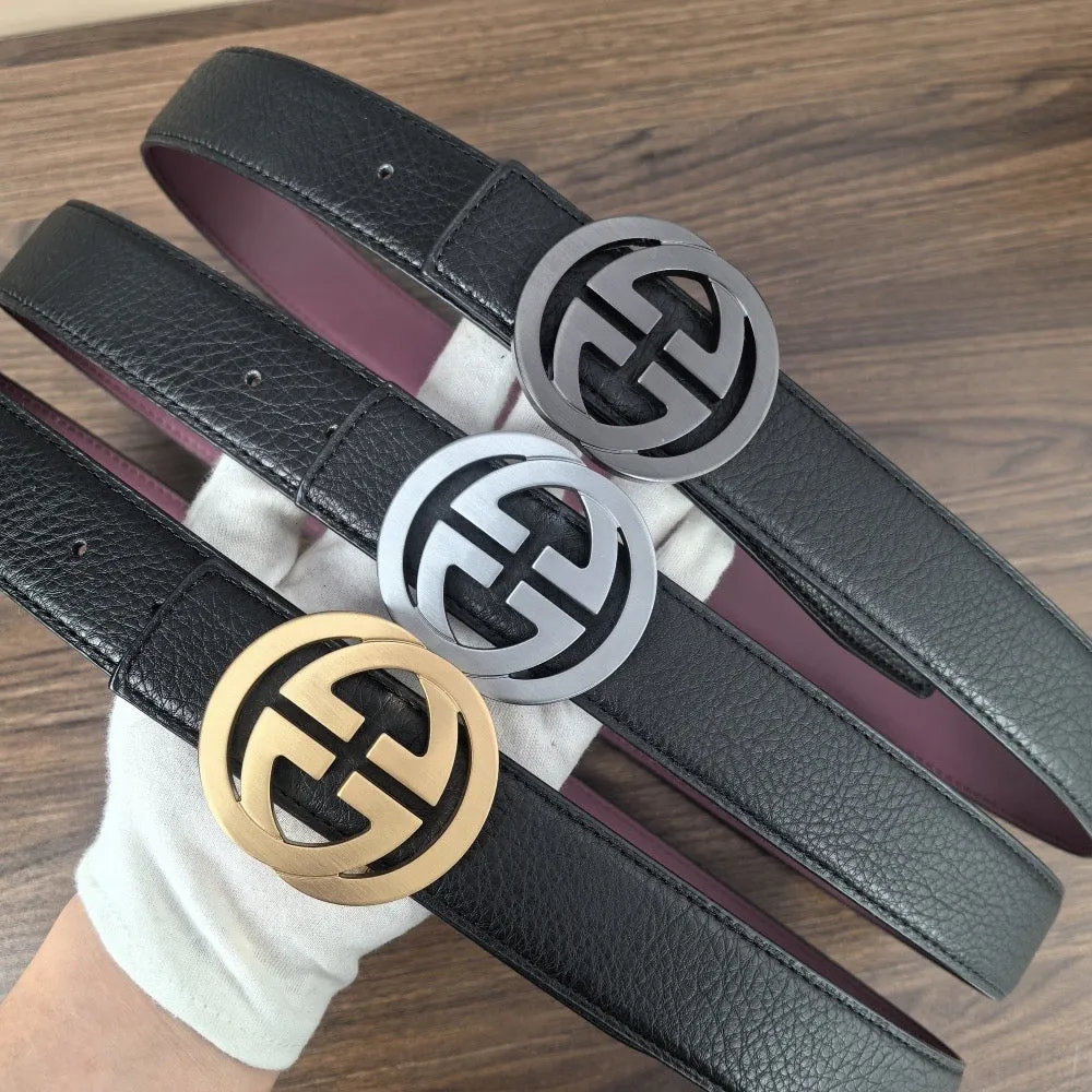 3 colors GG fashion cowhide belt