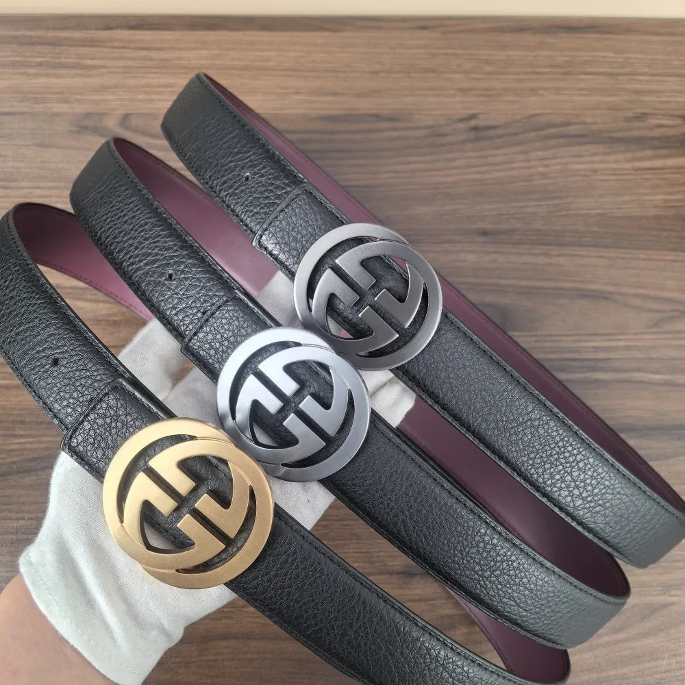 3 colors GG fashion cowhide belt