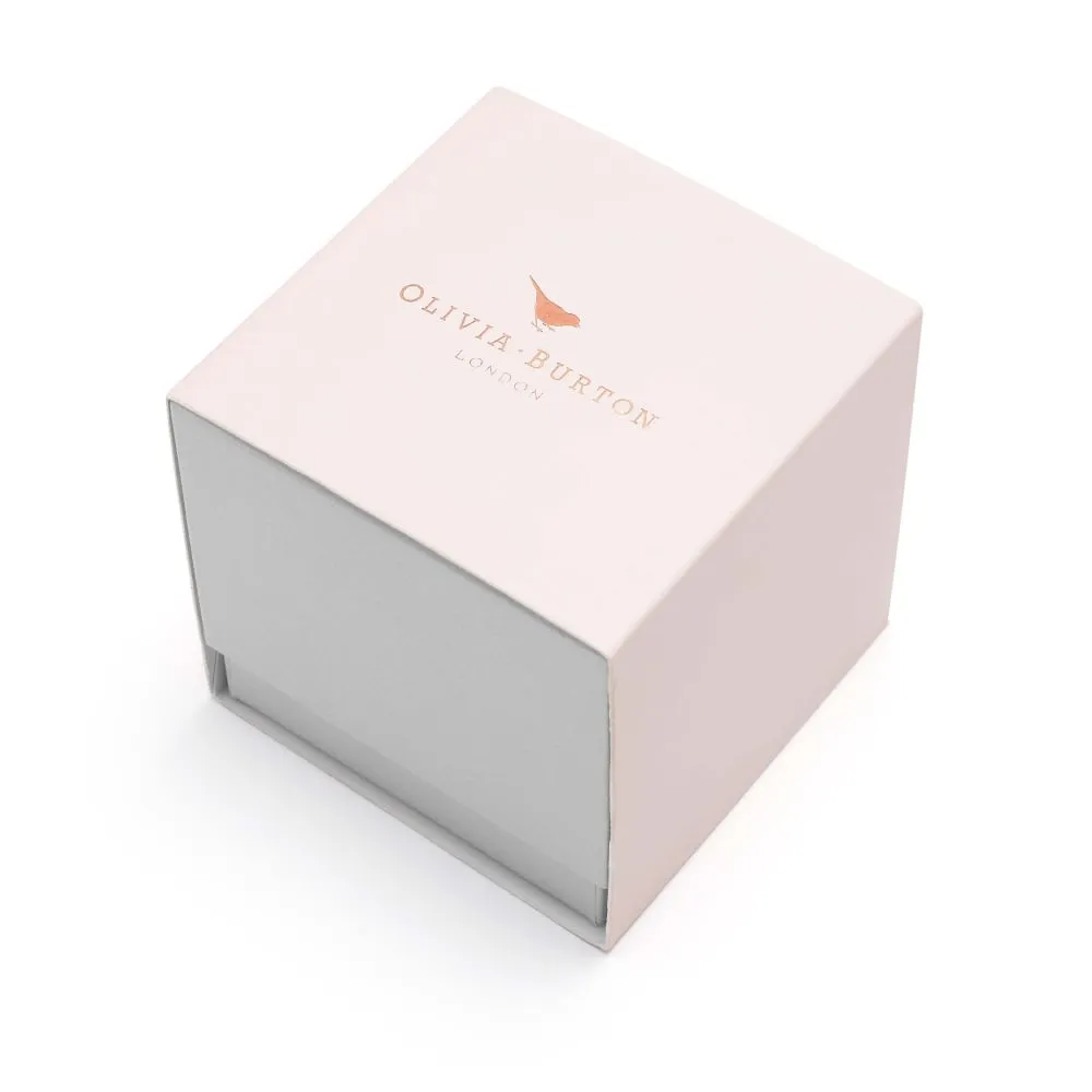 3D Daisy Midi Dial Grey and Rose Gold Watch