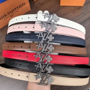 7 Color Clover Leather Women's Belt