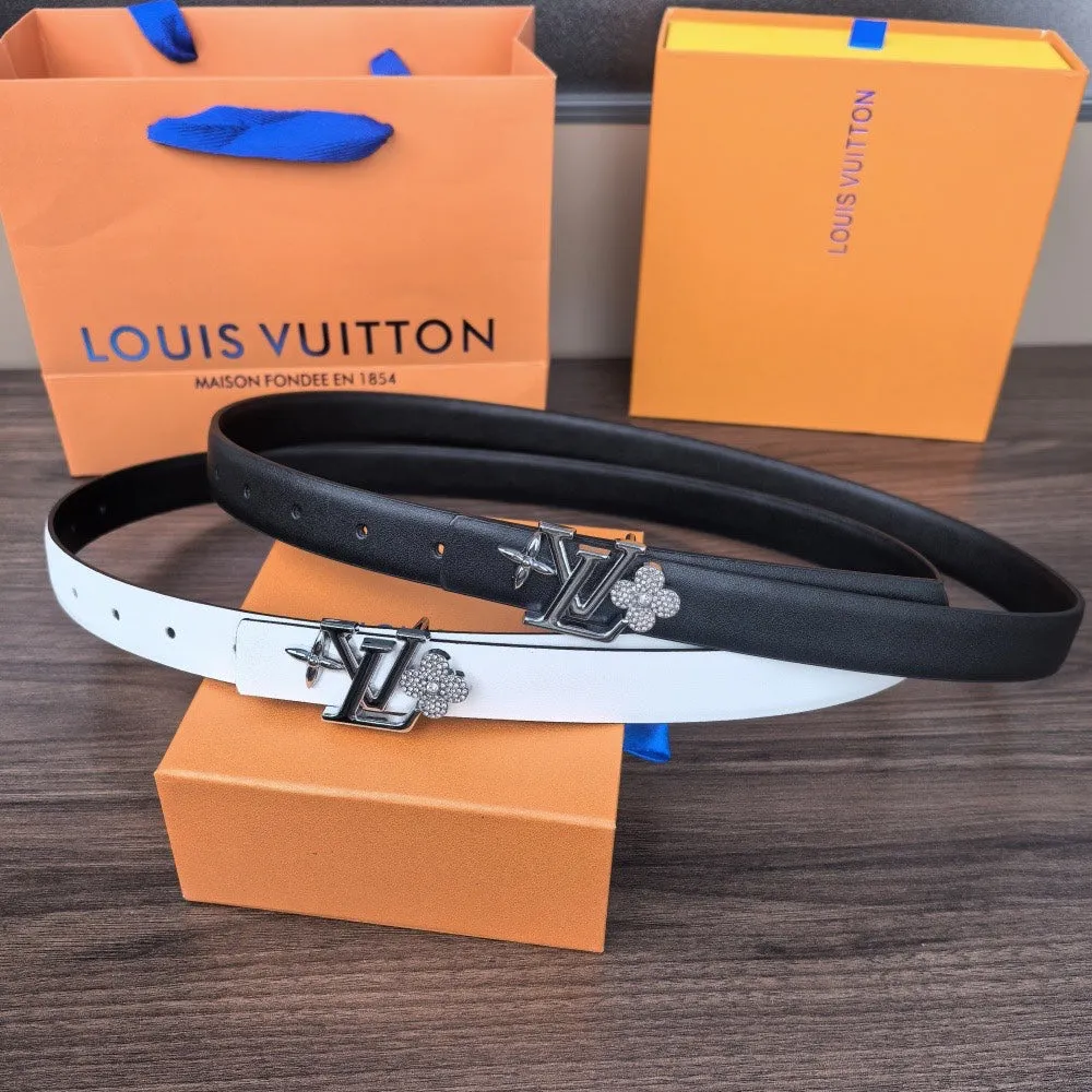 7 Color Clover Leather Women's Belt