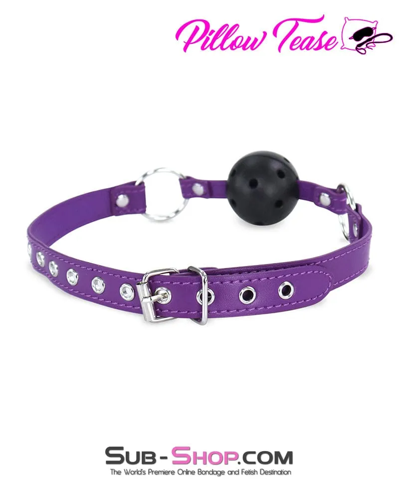 9790DL      Purple Passion Breather Ball Gag - MEGA Deal